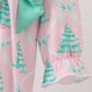 Pink christmas tree ruffle bubble