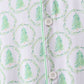 Green christmas tree bamboo dad pajama set