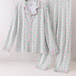 Green christmas tree mom pajama set