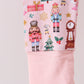 Nutcracker print bamboo ruffle pants set