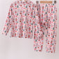 Nutcracker print bamboo pants set