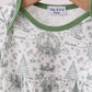 Green christmas tree print gown