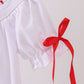 White santa claus smocked bubble