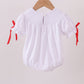 White santa claus smocked bubble