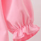 Pink christmas tree smocked bubble