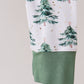 Green christmas tree bamboo pajama set