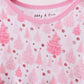 Pink christmas tree bamboo dress