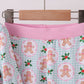 Pink christmas tree bamboo pajama set