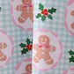 Pink christmas tree bamboo pajama set