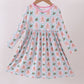 Pink christmas tree bamboo dress