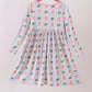 Pink christmas tree bamboo dress