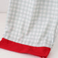 Sage gingham mom pajama pants