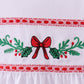 White holly embroidery dress