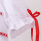 White holly embroidery dress