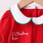 Red christmas tree applique bloomer set