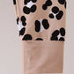 Brown leopard bamboo pajama set