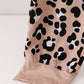 Brown leopard bamboo mom pajama pants