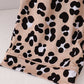 Brown leopard bamboo mom pajama set
