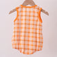 Tennessee Go vols smocked plaid bubble