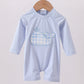Blue Whale Applique One-Piece Swimsuit