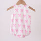 Pink Bow Goose Applique Bubble