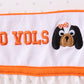 Tennessee go vols embroidery ruffle shorts set