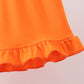Tennessee go vols embroidery ruffle shorts set