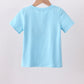 Blue animal embroidery top
