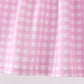 Pink floral bow smocked ruffle shorts set