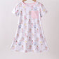 Pink all day adventure bamboo dress