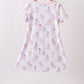 Pink all day adventure bamboo dress