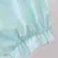 Blue starfish smocked jacquard ruffle bloomer set