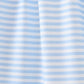 Blue stripe duck french knot ruffle dress