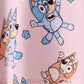 Pink character bamboo 2pc pajama set