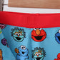 Blue character bamboo pajama set