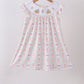 Castle ice cream smocked ruffle dress