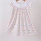 Castle ice cream smocked ruffle dress