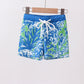 Ocean garden splash swim trunks