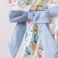 Blue Floral Lace Bubble