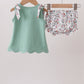 Sage Chicken Applique Bloomer Set