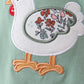 Sage Chicken Applique Bubble