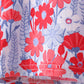Blue Floral Bamboo Set