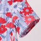 Blue Floral Bamboo Dress
