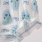 Blue Retro Floral Bubble