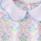 Blue Hydrangea Bow Skorts Set