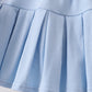 Blue Hydrangea Bow Skorts Set