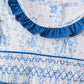 Blue Castle Smocked Ruffle Bloomer Set