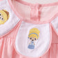 Pink Princess Embroidered Jacquard Set