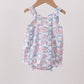 Blue Floral Bow Bubble