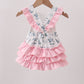 Pink Cowboy Ruffle Bubble
